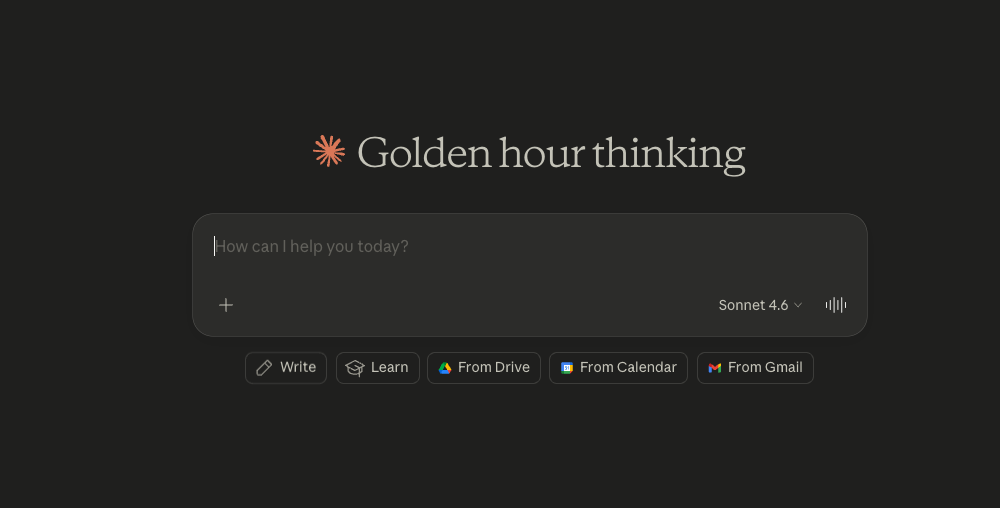 Claude web rozhranie