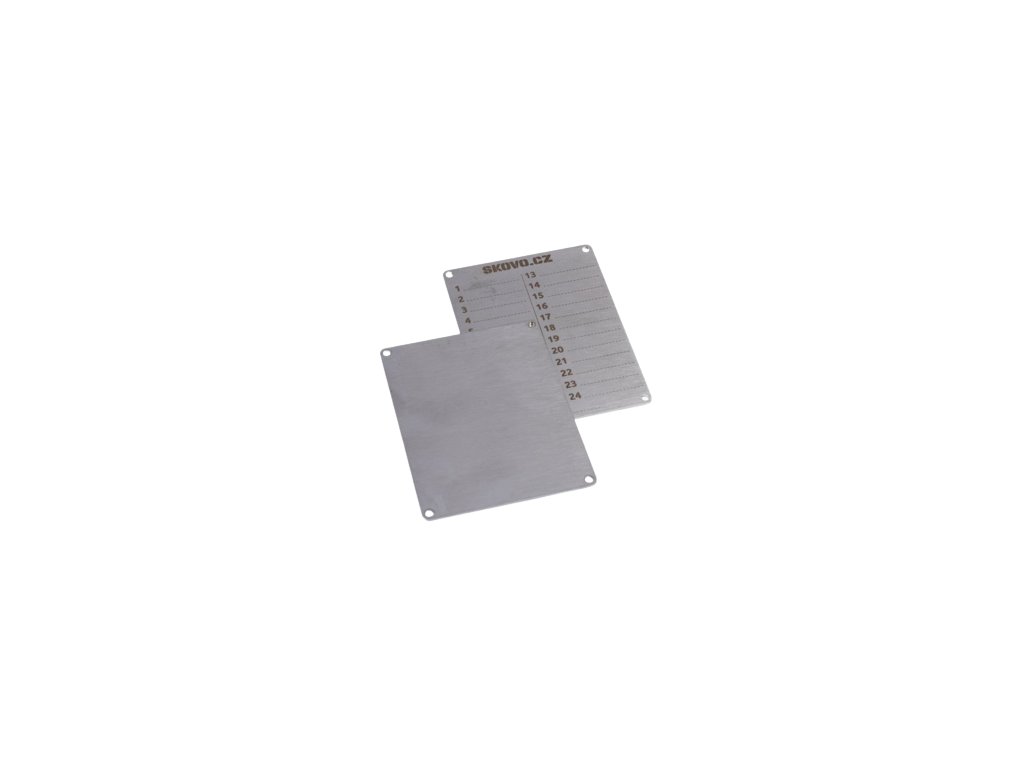Skovo kryptoplate 2x25 s raznicami